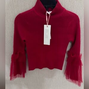 Festive red toddler shirt